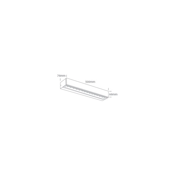 67526A3/AN/W ANTHRACITE WALL 13W WW IP65 230V One Light
