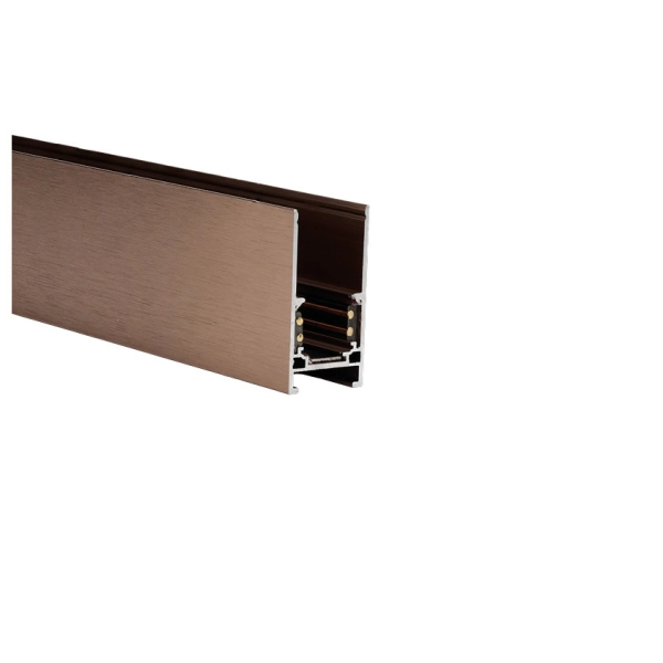 ALFA TRACK MAGNETIC52 3m + 2x END CAP ANODISED CHOCOLATE AZ6360 AZZARDO