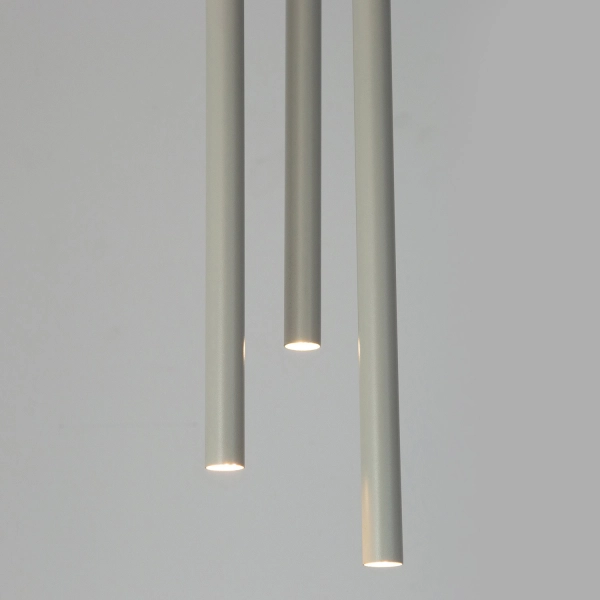 Lampa wisząca SOPEL 3 koło szary beż 41198 Sigma