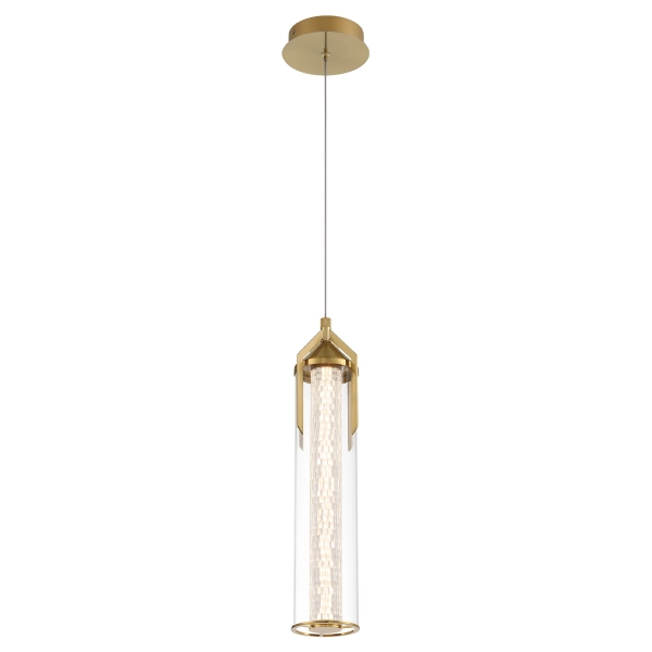 Lampa wisząca Espada – Złoty QN-ESPADA-1P-BG Elstead Lighting