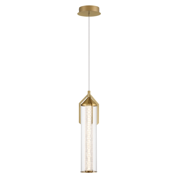 Lampa wisząca Espada – Złoty QN-ESPADA-1P-BG Elstead Lighting