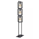lafabryka.pl Lampa podłogowa 3xE27 black LUUK 00726/03/30 Lucide