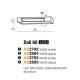 Kinkiet Dali 60 3000K (white) AZ2792 AZZARDO