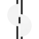 Lampa ścienna (kinkiet) Skyline MOD179WL-L22W4K Maytoni