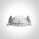 lafabryka.pl Oprawa podstropowa The Dark Light Dome Reflector 10108FD/W/W ONE LIGHT 3000K