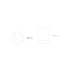 lafabryka.pl Oprawa podstropowa Recessed Spots Fixed 10109F/W ONE LIGHT
