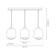 Lampa wisząca SOMBRA SMOKED 3xE27 MLP8374 MILAGRO