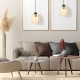 lafabryka.pl Lampa wisząca SOMBRA AMBER 1xE27 MLP8370 MILAGRO