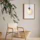 lafabryka.pl Lampa wisząca SOMBRA AMBER 1xE27 MLP8370 MILAGRO