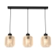 lafabryka Lampa wisząca SOMBRA AMBER 3xE27 MLP8371 MILAGRO