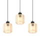 lafabryka.pl Lampa wisząca SOMBRA AMBER 3xE27 MLP8371 MILAGRO