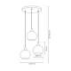 lafabryka.pl Lampa wisząca MONTE GOLD 3xE27 MLP8403 MILAGRO