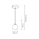 lafabryka.pl Lampa wisząca REFLEX fi 170 1xE14 MLP8413 MILAGRO