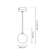 lafabryka.pl Lampa wisząca REFLEX fi 250 1xE27 MLP8414 MILAGRO