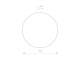 lafabryka.pl Kinkiet RING LED S 10280 Nowodvorski