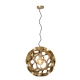 HANNELORE - Lampa wisząca - Ø 40 cm - 1xE27 - Matt Gold / Brass 10423/40/02 Lucide