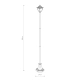 Lampa stojąca ANA 2m 10502 IP44 Nowodvorski