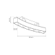 ROUND MAGNETIC TRACK 6W 4000K śr. 600mm ML8690 Milagro