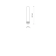 BULB VINTAGE LED E27 6W 2200K 10595 Nowodvorski