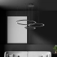 Lampa wisząca GALAXIA BLACK 85W LED ML8789 MILAGRO