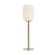 lafabryka.pl Lampa stołowa CAVA Table 1L Brushed Brass/White 108251 Markslojd