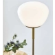 lafabryka.pl Lampa podłogowa RISE FLOOR 1L Antique/White 108277 Markslojd