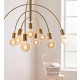 lafabryka.pl Lampa wisząca LAVELLO Pendant 9L Brass 108289 Markslojd