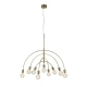 lafabryka.pl Lampa wisząca LAVELLO Pendant 9L Brass 108289 Markslojd
