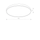Plafon AGNES ROUND LED PRO 32W, 3000K 10973 Nowodvorski