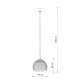 Lampa wisząca BOHO M 11151 Nowodvorski