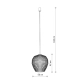 Lampa wisząca HAITI M 11164 Nowodvorski