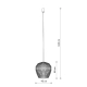 Lampa wisząca HAITI S 11166 Nowodvorski
