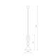 Lampa wisząca DROPS COLOR E 11192 Nowodvorski
