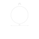 Kinkiet RING TIMBER LED M 11290 Nowodvorski