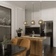 lafabryka.pl Lampa wisząca mała złota PALLA LP-2844/1P S GD LIGHT PRESTIGE