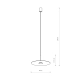 Lampa wisząca SIMONE 11414 1xGX53 Nowodvorski