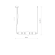 Lampa wisząca CERAMIC HORIZONTAL LED 26W 11699 Nowodvorski