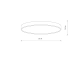 Plafon DENIA LED S 4000K 11755 Nowodvorski