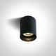 CZARNA TUBA GU10 10W DARK LIGHT 12105N/B/B ONE LIGHT