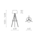 Lampa podłogowa ALVIS/RIDICK R14501 Rendl light studio