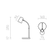 Lampa stołowa VERINA R14285 Rendl light studio