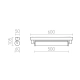 Kinkiet ROCCA 60 R14517 IP44 LED 18W 3000K Rendl light studio