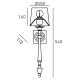 Kinkiet AUSTIN W01265AU-WH CosmoLight