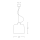 1664 CLAY SINGLE PENDANT LIGHT Zambelis Lights