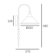 Kinkiet ASHFORD W01531BK CosmoLight