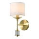 Kinkiet SUTTON W01845BR-WH CosmoLight