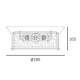Plafon WARWICK C03330CH CosmoLight