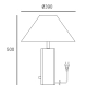 Lampa stołowa ORLEANS T01470BR-WH CosmoLight