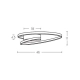 180054 CEILING LIGHT LED 40W WHITE Zambelis Lights