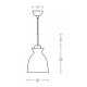 180065 PENDANT LIGHT 1XE27 40W Zambelis Lights